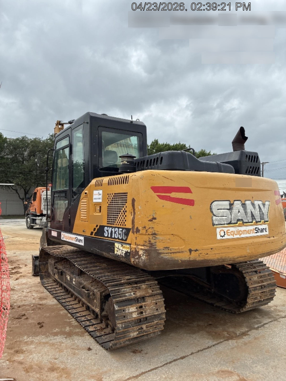 2018 SANY SY135C