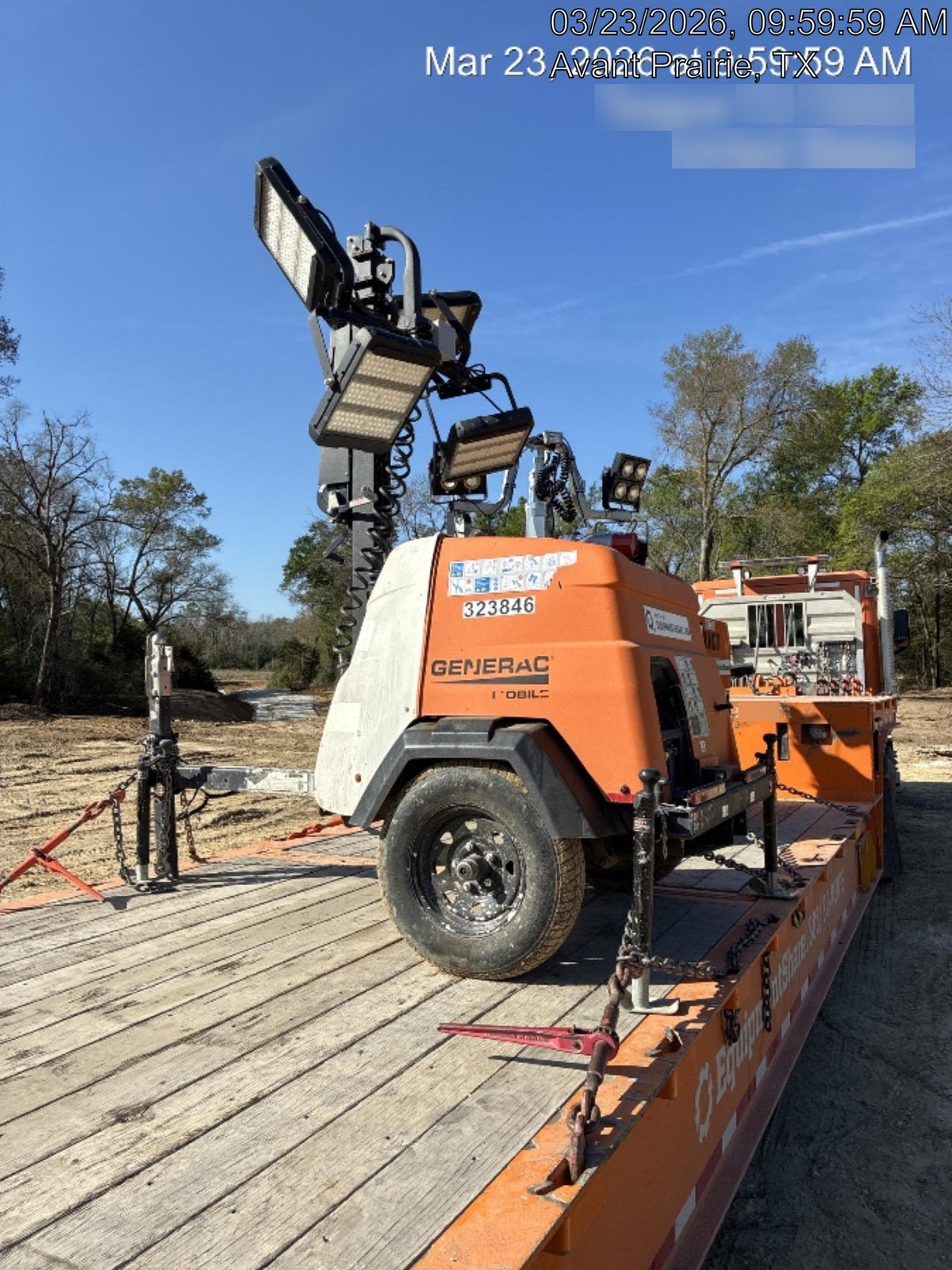 2023 Generac MLT2 Diesel, Flex Switch 120V Input, Powerzone Controller, (4) 320W LED Lights, 4kW Generator, 39.9 Gal Fuel Tank, 2" Ball, T3