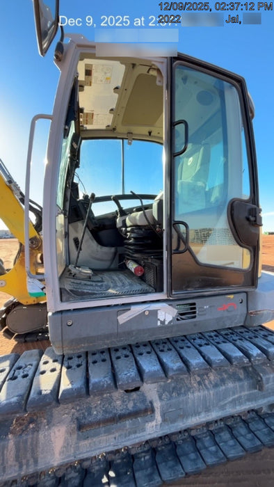 2019 Wacker Neuson ET90 Enclosed Cab, Hybrid Tracks, Long Dipperstick, T4, Hydraulic Thumb w/Manual QC, Buckets: 18/24/36"