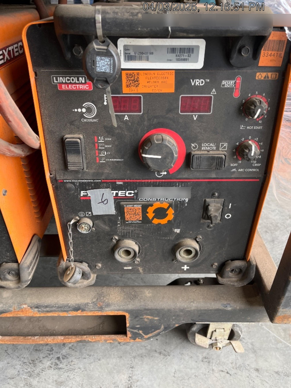 2023 LINCOLN ELECTRIC FLEXTEC 350X