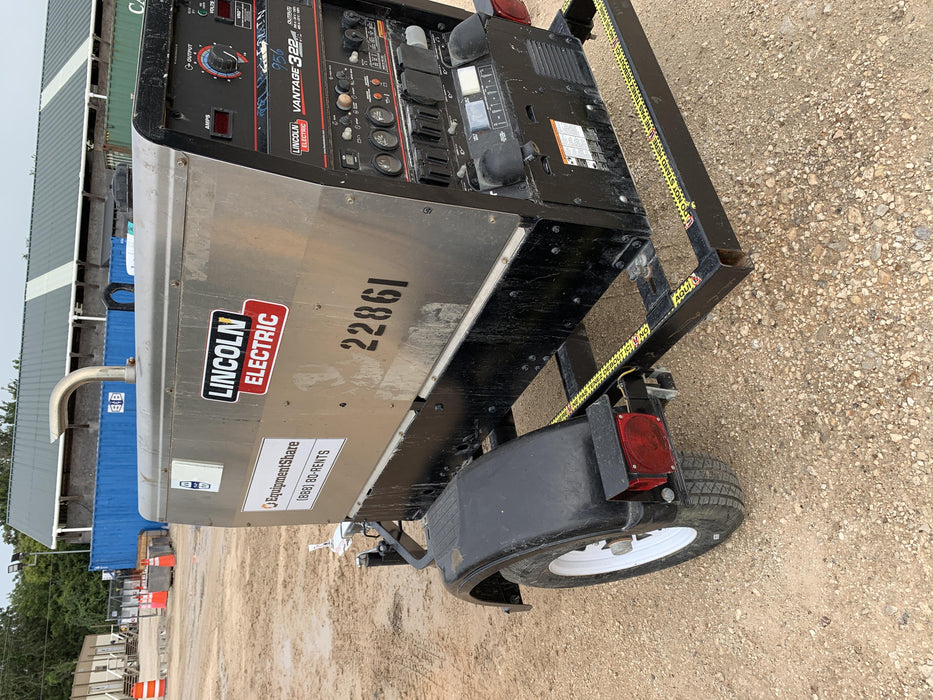 Lincoln Electric Vantage 322 Lincoln Vantage 322 Welder w/Trailer