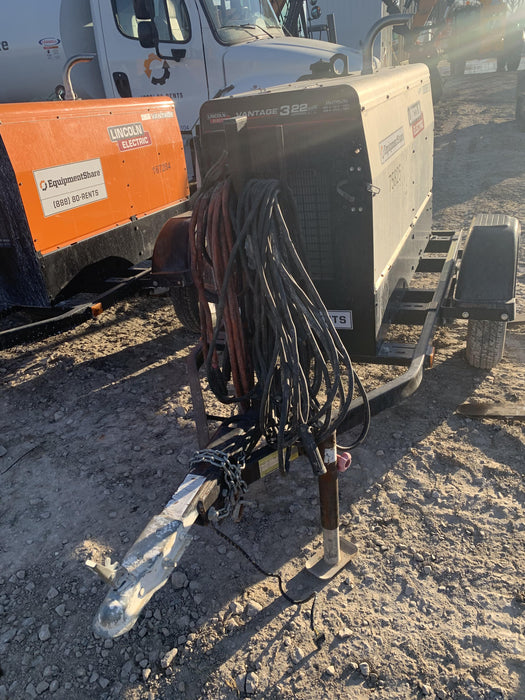 2020 Lincoln Electric Vantage 322 Welder Ready-Pak 3, w/ GPS & Decals (includes trailer, cable rack, fender light kit)