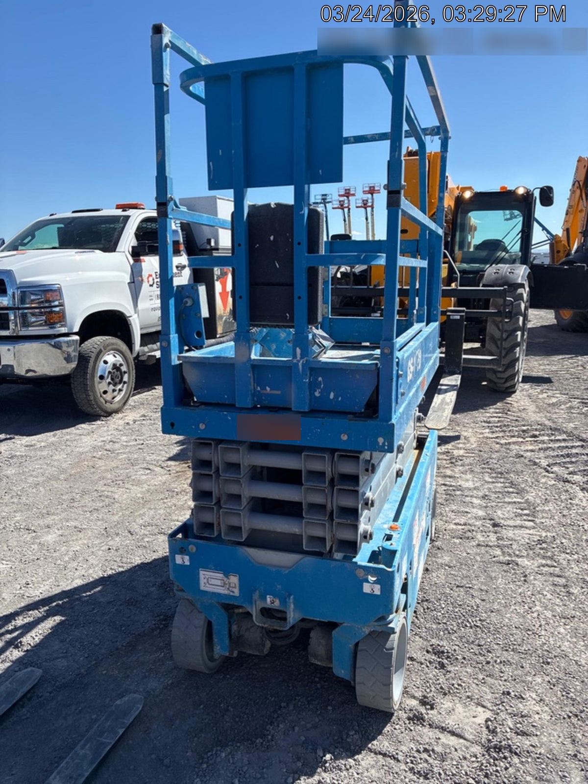 2020 Genie GS-1930 Solid Non Marking Tires, Beacon, Folding rails with half height swing gate