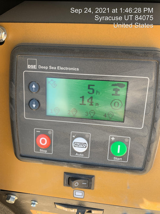 2021 Allmand NLV3GR (4) LED Light Fixture 350W, 23' Vertical Mast, 3kW Prime, Towable, Deep Sea L401, Leveling Jacks, Yanmar T4F 5.8hp