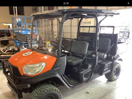2021 Kubota RTV-X1140W-H Plastic Canopy, Windshield Acrylic Clear, LED Strobe Light, Wire Harness Kit, Back up Alarm
