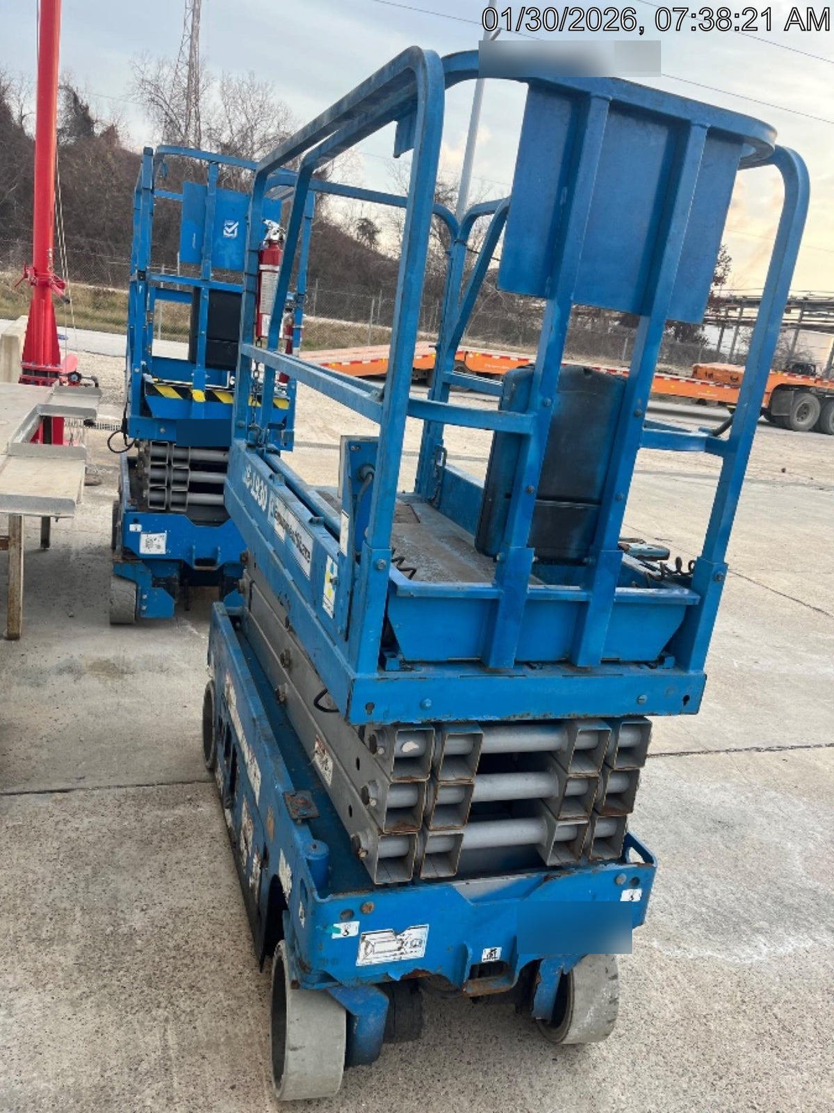 2019 Genie GS-1930 Fixed Rails with Chain Entry