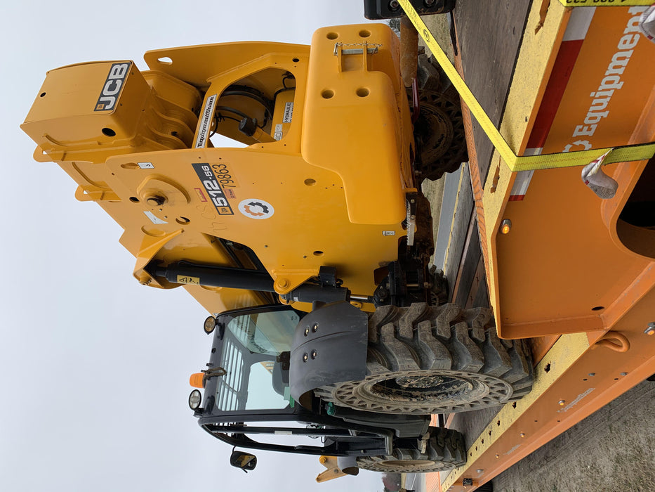 2020 JCB 512-56 Canopy, 74Hp, Solid Tires, Work Lights, Beacon, Aux Hydraulics, Back up Alarm, Lifting Eye, ES Decals