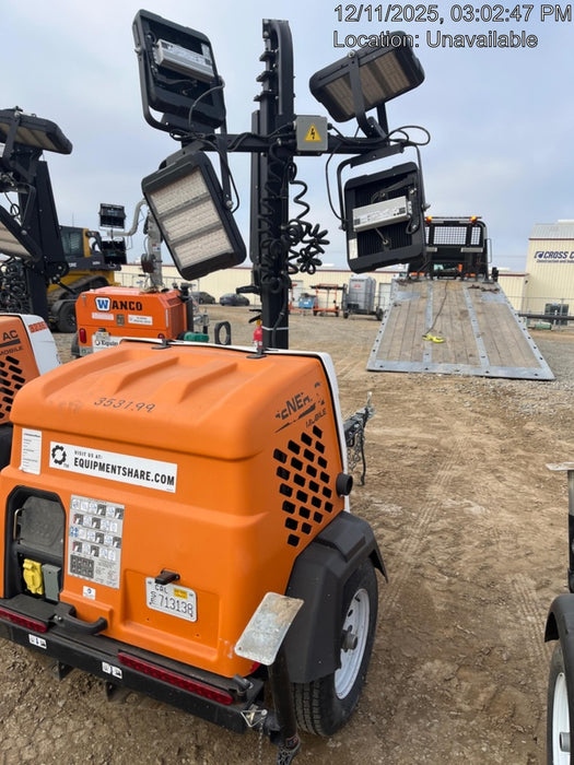 2023 Generac MLT2 Diesel, Flex Switch 120V Input, Powerzone Controller, (4) 320W LED Lights, 4kW Generator, 39.9 Gal Fuel Tank, 2" Ball, T3