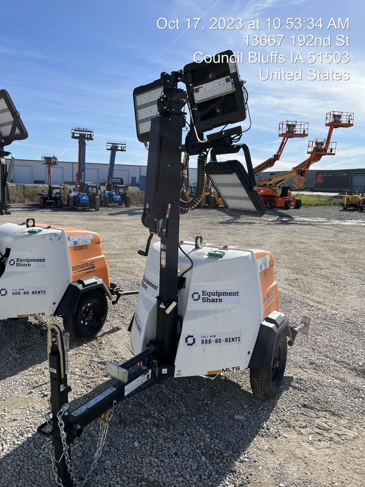 2023 Generac MLT2 Diesel, Flex Switch 120V Input, Powerzone Controller, (4) 320W LED Lights, 4kW Generator, 39.9 Gal Fuel Tank, 2" Ball, T3