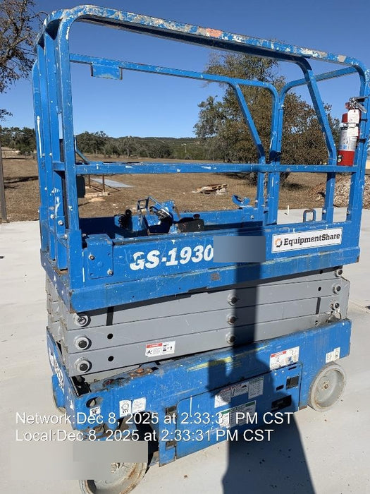 2019 Genie GS-1930 Fixed rails with chain Entry