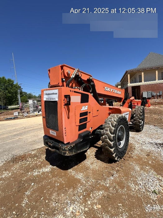 2018 Skytrak 10054 Skytrak 10054 10K Telehandler w/Open ROPS Solid Tires, LED Work Lights, Rotating Beacon, 60" Carriage/60" Forks