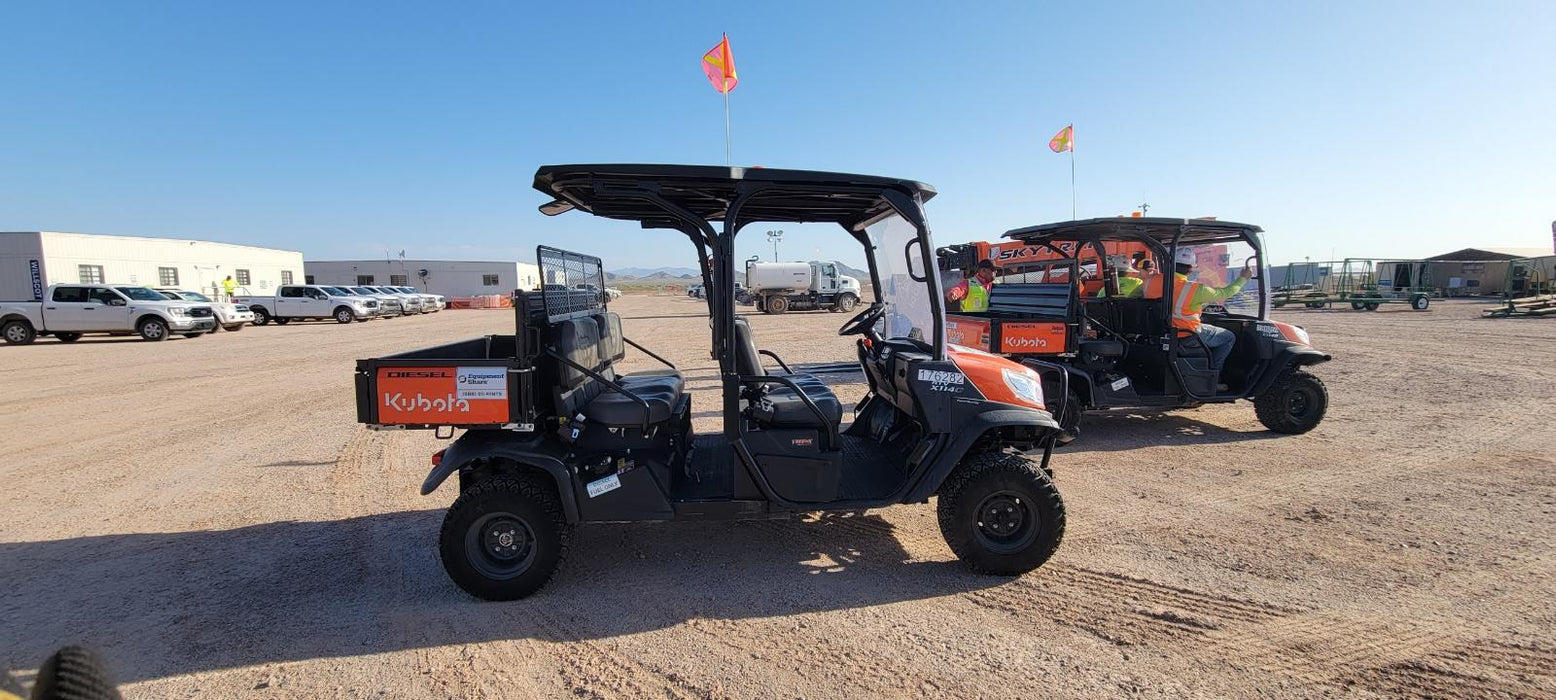 2021 Kubota RTV-X1140W-H Plastic Canopy, Windshield Acrylic Clear, LED Strobe Light, Wire Harness Kit, Back up Alarm
