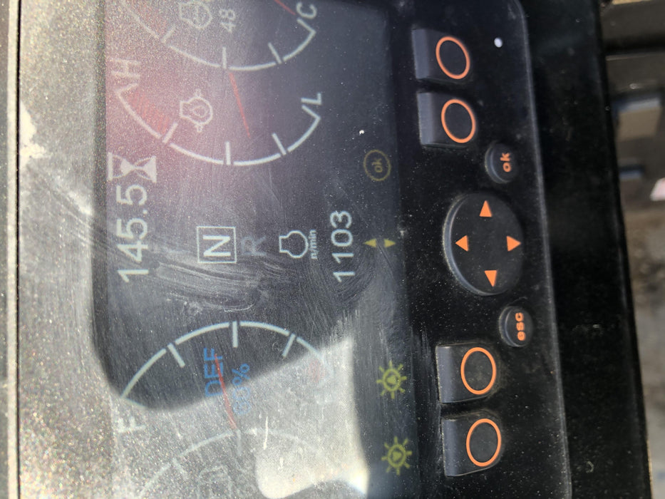 2019 Manitou MTA10055 Canopy, 120 HP, Solid Tires, Work Lights, Lift Hook, Auxiliary Hydraulics 66" Carriage and 60" Forks