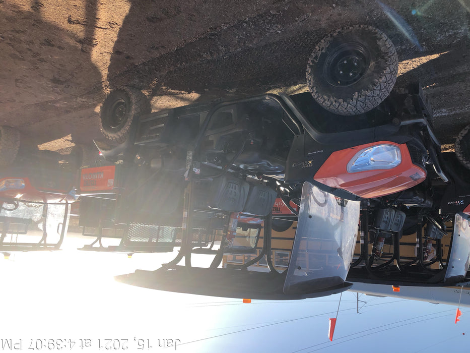 Kubota RTV-X1140W-H Kubota RTVX1140WH 4wd Utility Cart, LED Strobe, Windshield Tempered Glass, Plastic Canopy, Wire Harness Kit, Backup Alarm