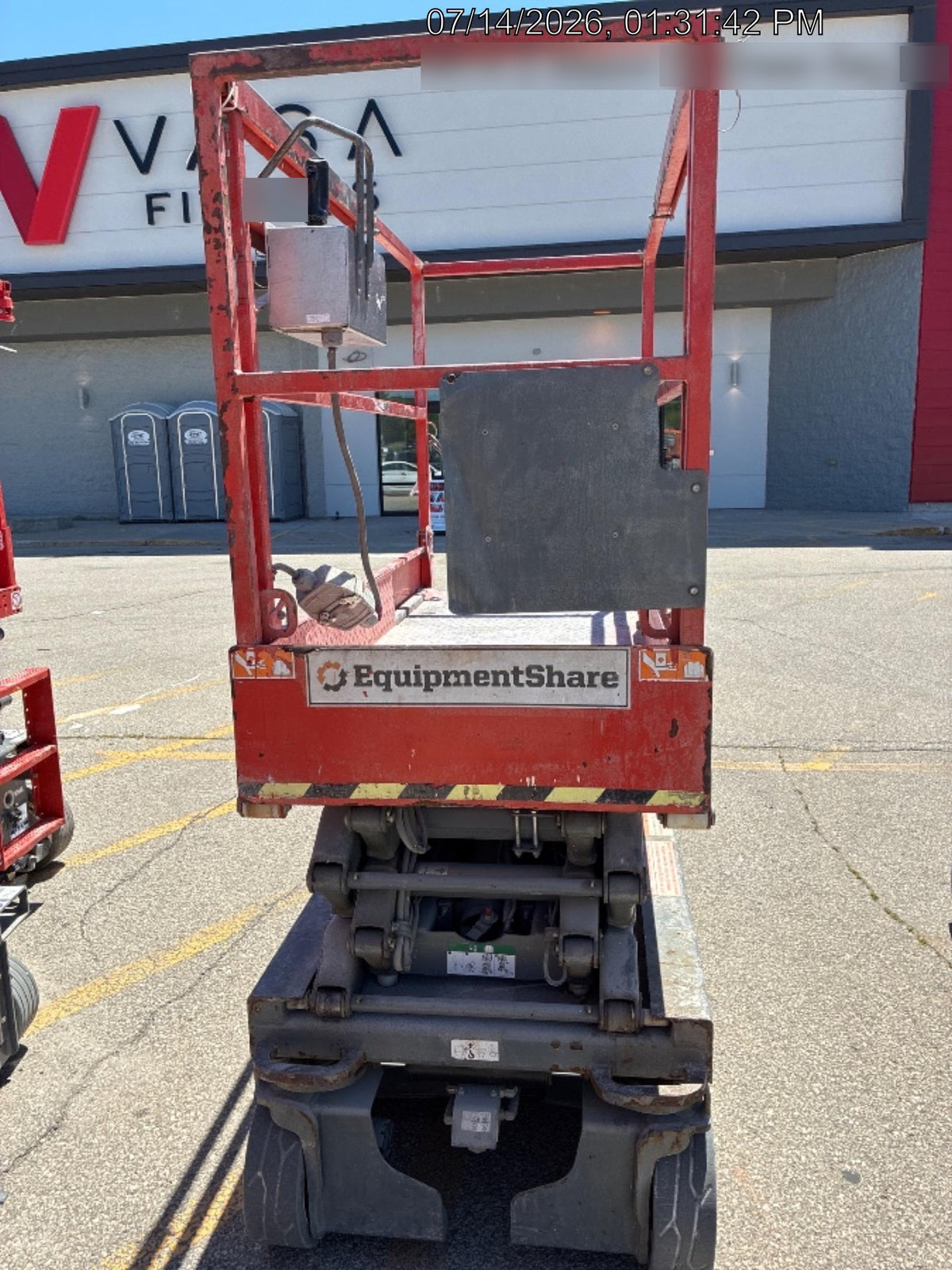 2016 Skyjack SJIII-3219 Standard Rental Specs