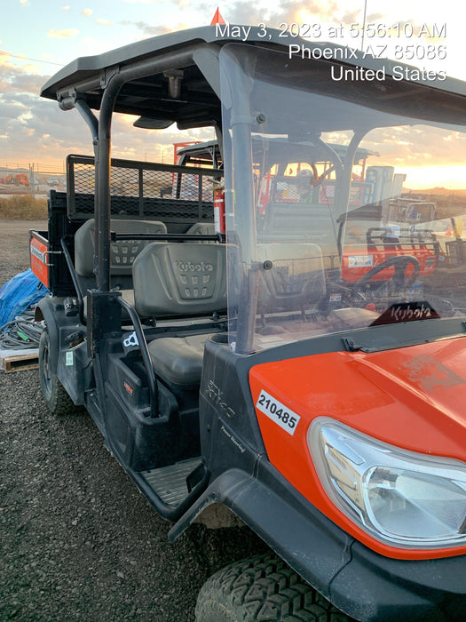 2022 Kubota RTV-X1140W-H Plastic Canopy, Windshield Acrylic Clear, LED Strobe Light, Wire Harness Kit, Back up Alarm