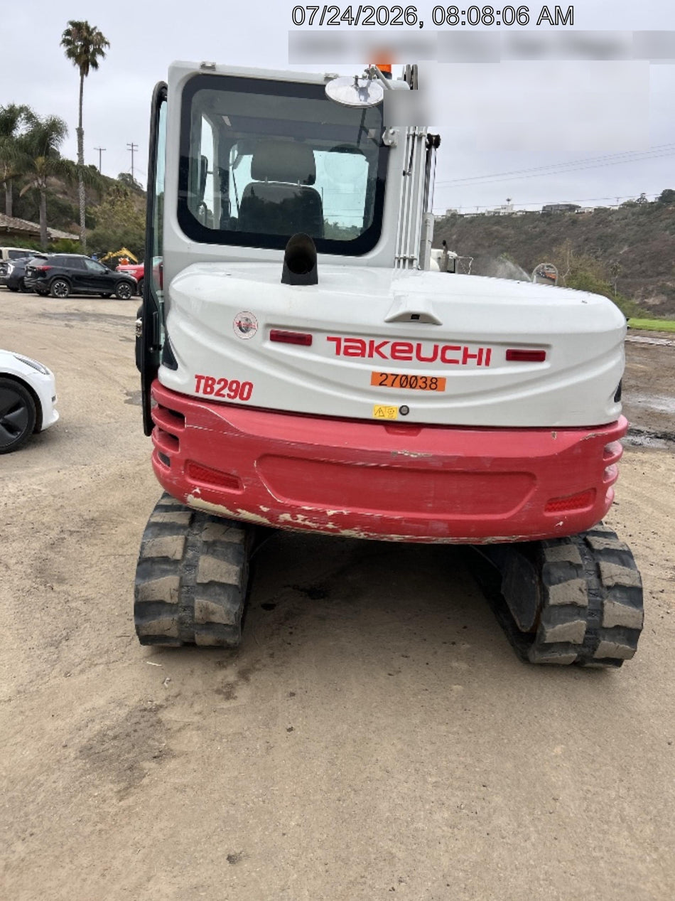 2022 TAKEUCHI TB290-CR