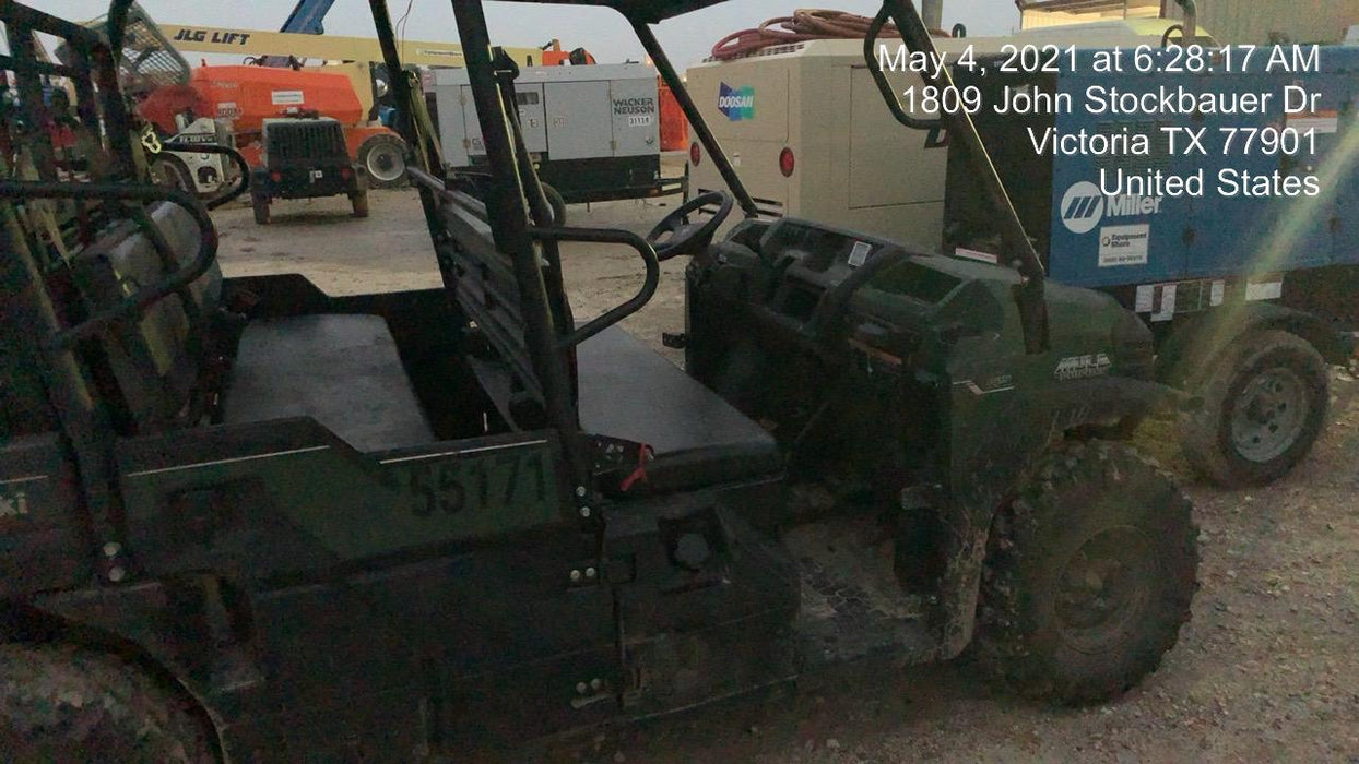 2019 Kawasaki Mule PRO-DXT Standard Options, Backup Alarm, Beacon, Plastic Hard Top, Poly Windshield, Horn Kit