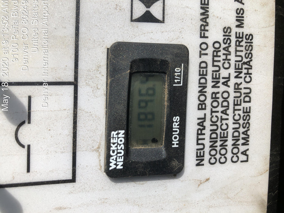 2018 Wacker Neuson LTV6L-MH Wacker Neuson LTV6L Mobile Light Tower w/Fuel Level Sensor Installed