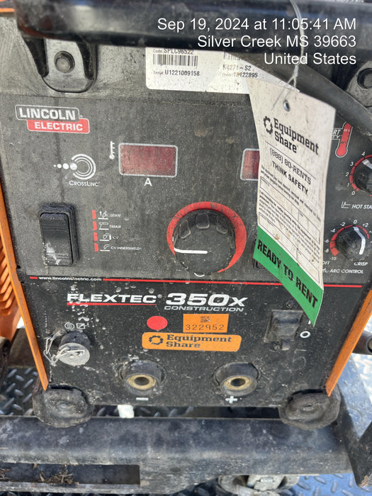 2023 LINCOLN ELECTRIC FLEXTEC 350X