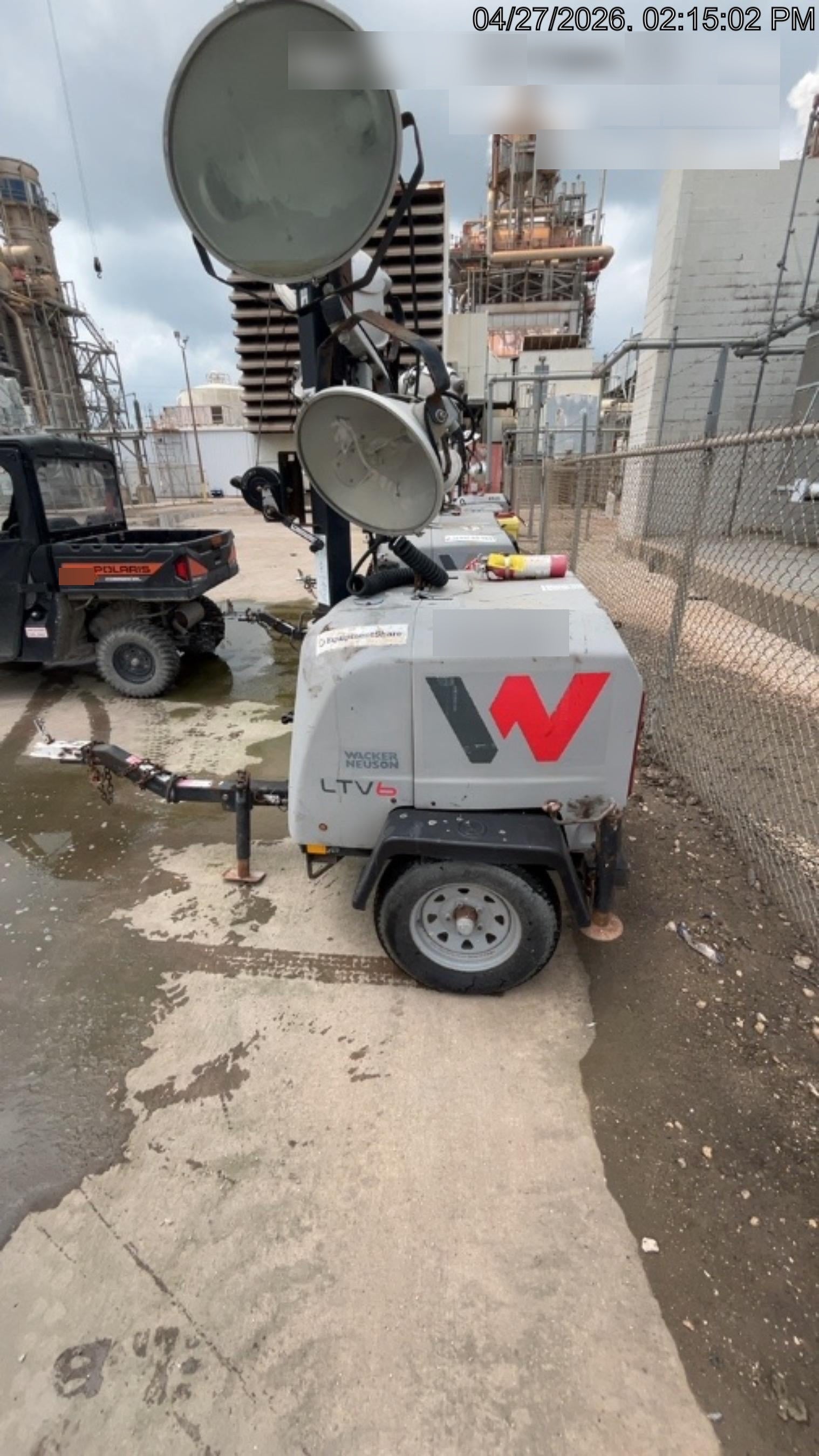 Wacker Neuson LTV6K-MH Wacker Neuson LTV6K Towable Light Tower