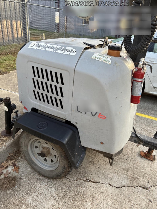 2019 Wacker Neuson LTV6L-MH Mobile Light Tower w/Fuel Level Sensor Installed
