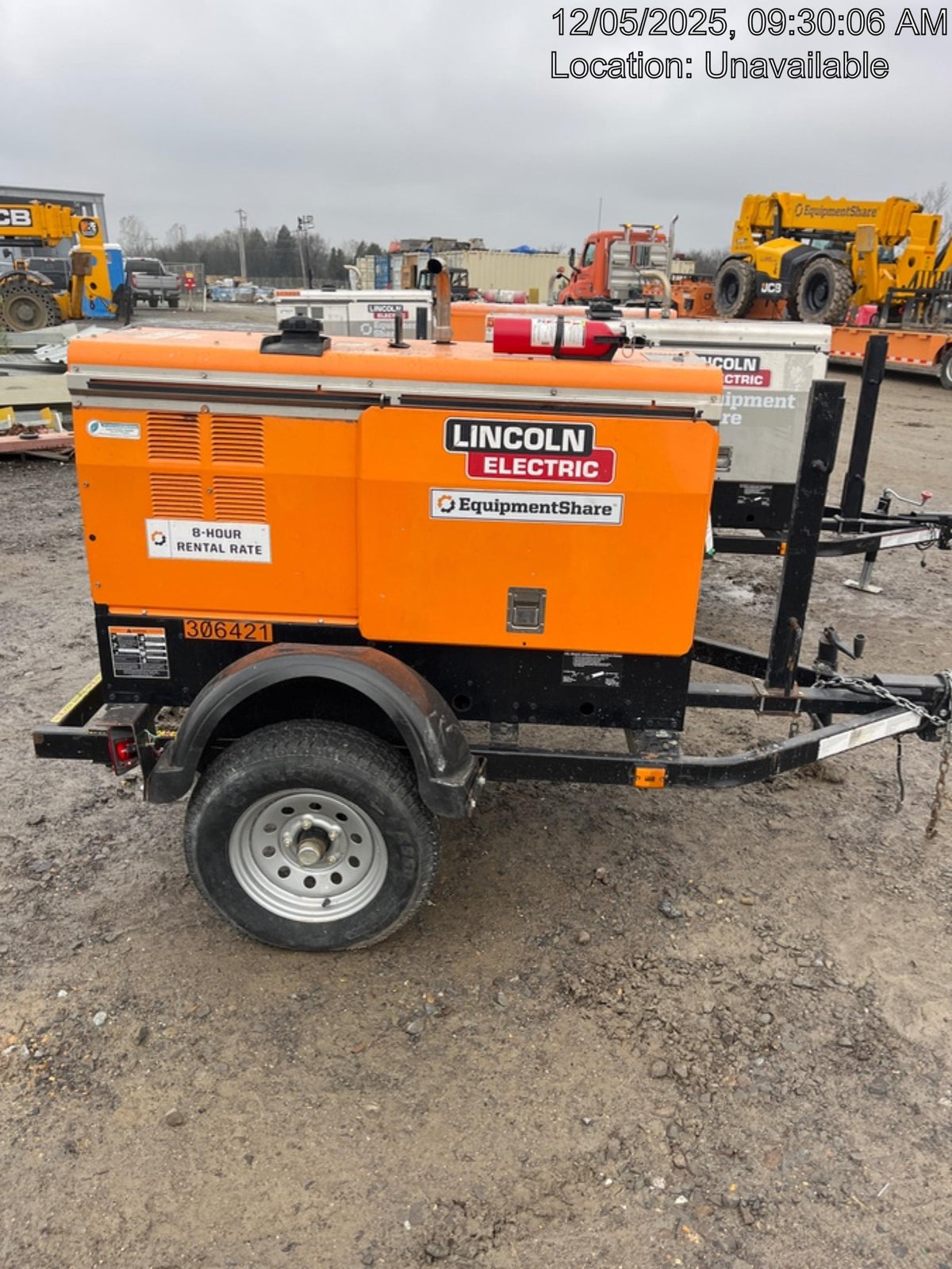 2023 Lincoln Electric LE400 Kubota V1505, Trlr, Cable Rack, Light Kit, ES Decals, T3