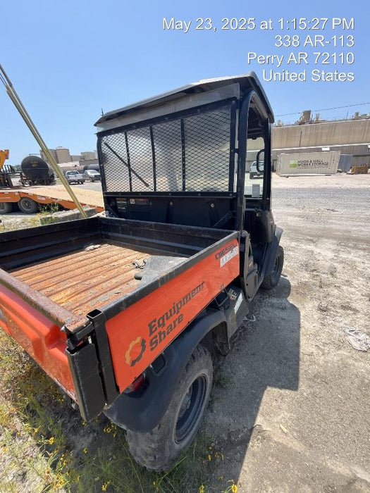 2019 Kubota RTVX900WH 4wd Utility Cart, 2 Seat, Diesel, LED Strobe, Windshield Tempered Glass, Plastic Canopy, Wire Harness Kit, Backup Alarm