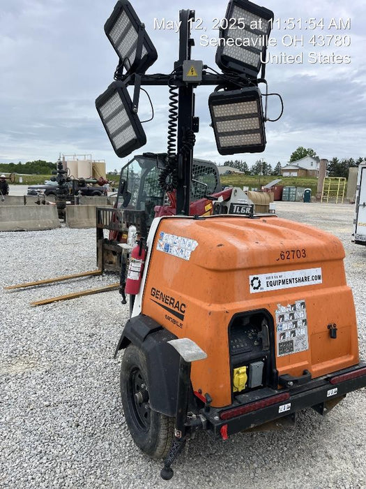 2023 Generac MLT2 Diesel, Flex Switch 120V Input, Powerzone Controller, 
(4) 320W LED Lights, 4kW Generator, 39.9 Gal Fuel Tank, 2" Ball, T3