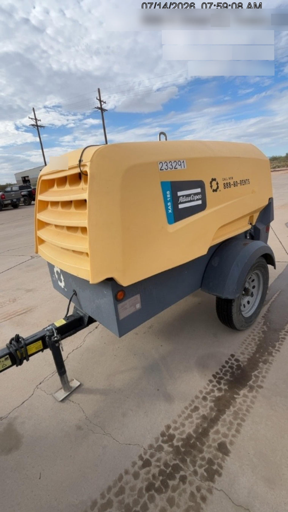 2022 ATLAS COPCO XAS188 CWK
