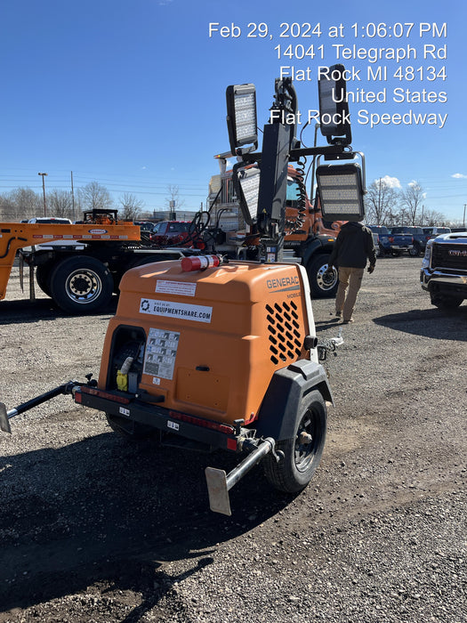 2023 Generac MLT2 Diesel, Flex Switch 120V Input, Powerzone Controller, (4) 320W LED Lights, 4kW Generator, 39.9 Gal Fuel Tank, 2" Ball, T3