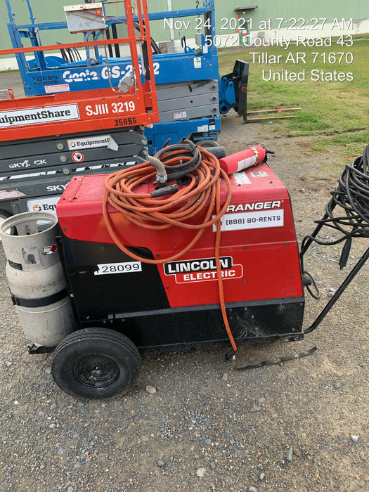 2021 Lincoln Electric Ranger 305 LPG Ranger® 305 LPG Engine Driven Welder
(Kohler®) One-Pak