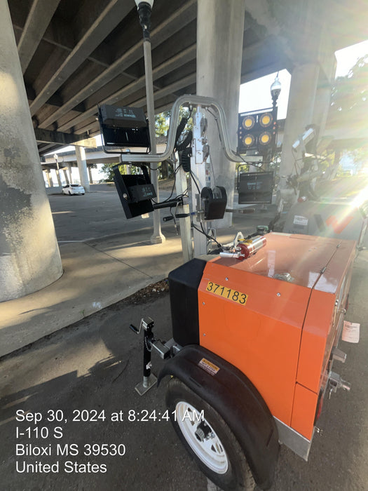 2023 Wanco WLTT-4MM4K Diesel, Deep Sea Controller, Shore Power Plug, Auto Start, (4) 350W LED Floodlights, 4kW Generator, 60 Gal Fuel Tank, 2" Ball, T3