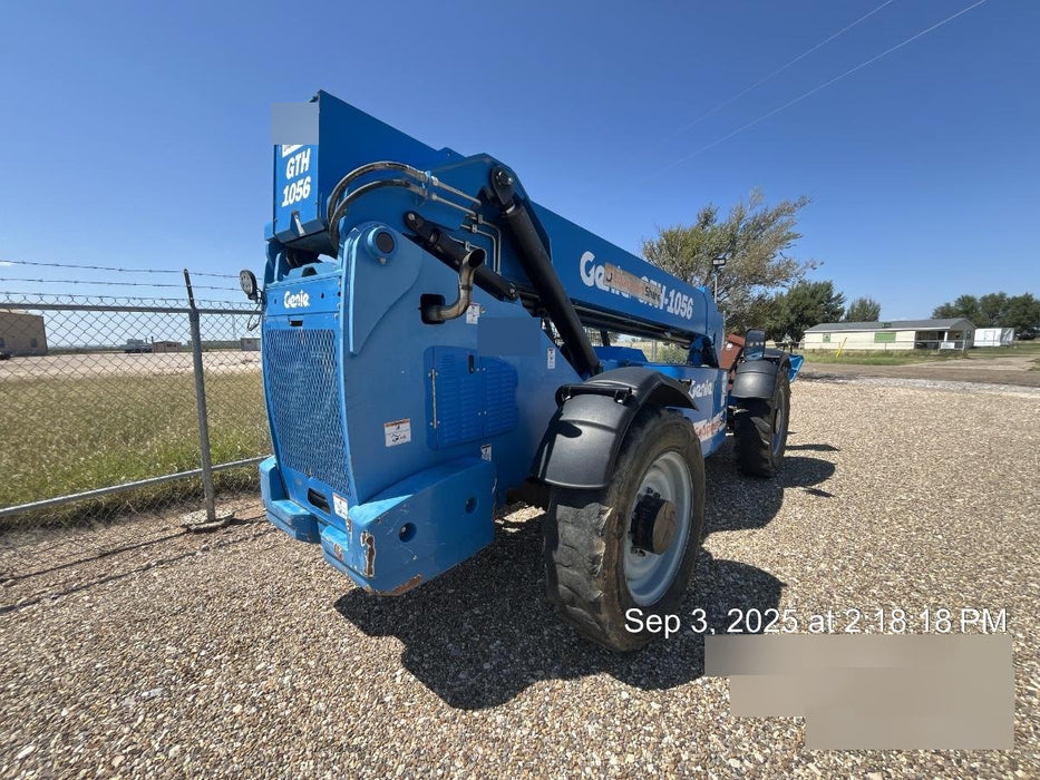 2018 Genie GTH-1056 Genie GTH-1056 w/Open ROPS, Foam Filled Tires, Work Light/Beacon, 60" Carriage and Forks