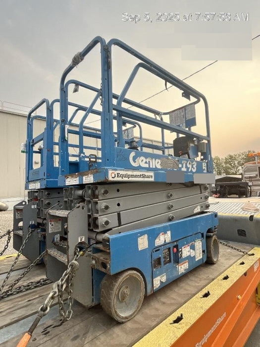 2016 Genie GS-1930 Standard Rental Specs