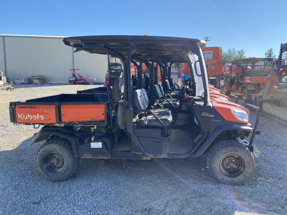 2022 Kubota RTV-X1140W-H Plastic Canopy, Windshield Acrylic Clear, LED Strobe Light, Wire Harness Kit, Back up Alarm