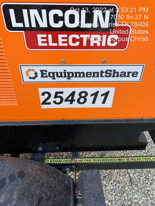 2022 Lincoln Electric Vantage 549X Crosslink Technology, Trailer Mounted