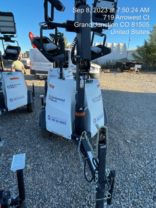 2023 Generac MLT2 Diesel, Flex Switch 120V Input, Powerzone Controller, (4) 320W LED Lights, 4kW Generator, 39.9 Gal Fuel Tank, 2" Ball, T3