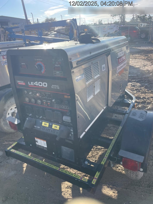 2024 Lincoln Electric LE400 Kubota V1505, Trlr, Cable Rack, Light Kit, ES Decals, T3
