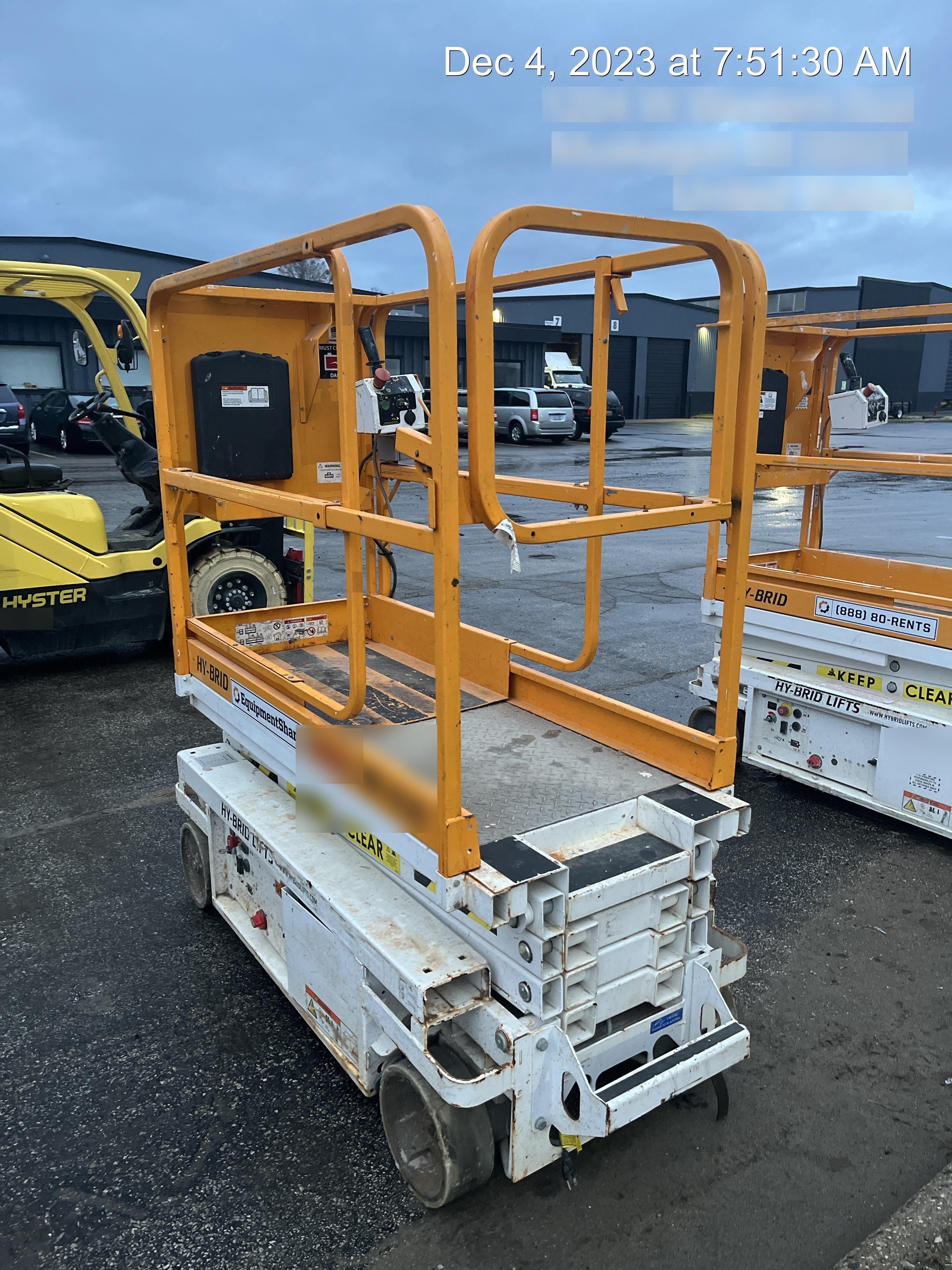 2016 Custom Equipment HB-1430 Standard Rental Specs