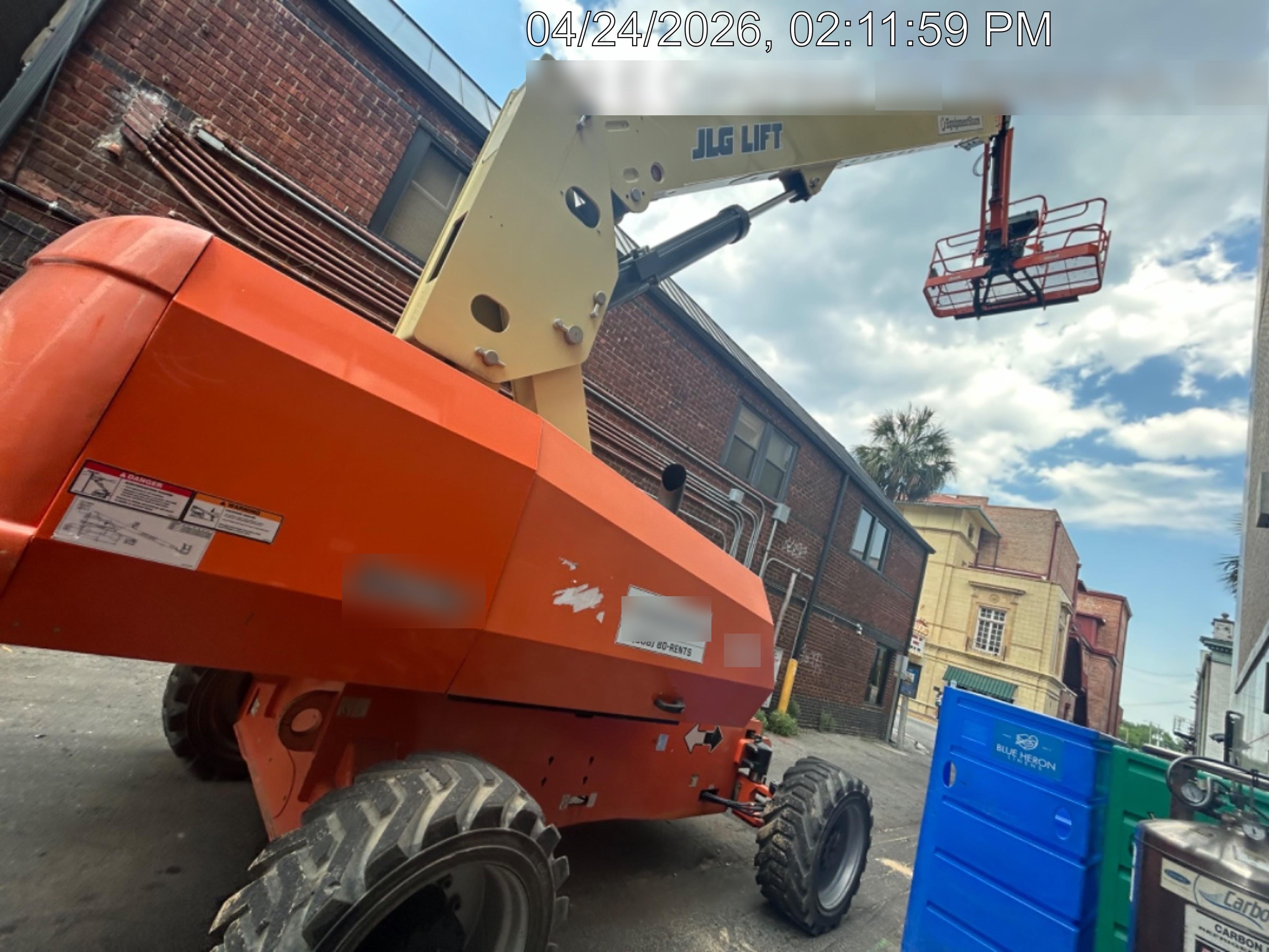 2020 JLG 860SJ Deutz Diesel Engine, FF Tires, Rotating Beacon, Panel Cradle Package