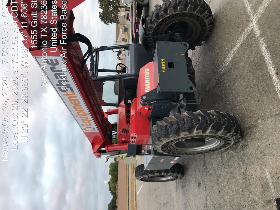 2019 Manitou MTA8044 MTA 8044 - 74 HP T4, Canopy, Worklights/Strobe, Beacon, 66" Carriage, 48" Forks, Solid Tires, Lift Hook, Aux Hydraulics