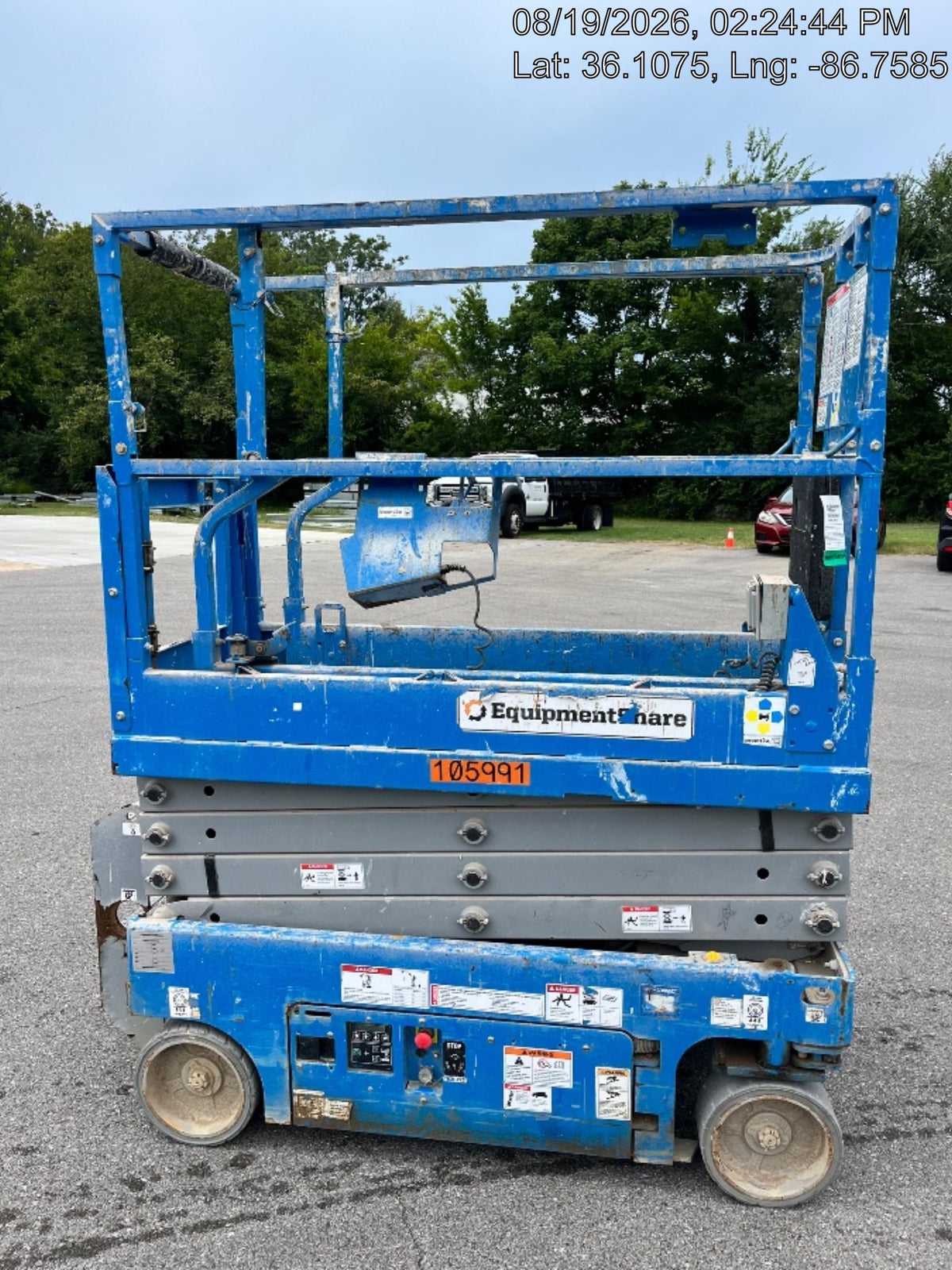2020 Genie GS-1930 Solid Non Marking Tires, Beacon, Folding rails with half height swing gate