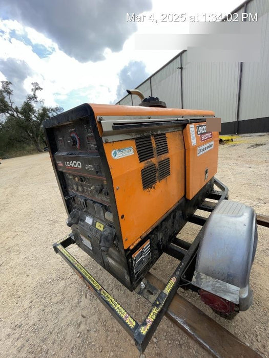 2022 Lincoln Electric LE400 Kubota V1505, Trlr, Cable Rack, Light Kit, ES Decals, T3