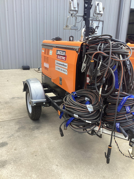 2022 Lincoln Electric LE400 Kubota V1505, Trlr, Cable Rack, Light Kit, ES Decals, T3