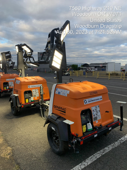 2023 Generac MLT2 Diesel, Flex Switch 120V Input, Powerzone Controller, (4) 320W LED Lights, 4kW Generator, 39.9 Gal Fuel Tank, 2" Ball, T3