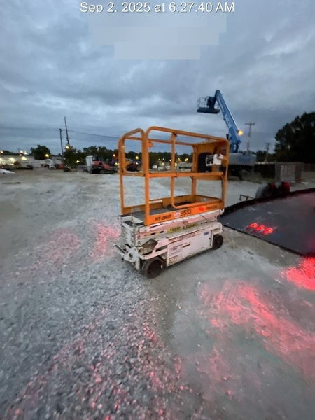 Custom Equipment HB-1430 Hy-Brid Scissor Lift
Platform capacity up to 670 lbs
Working height up to 20 ft
Weighs under 1,700 lbs
Non-marking wheels