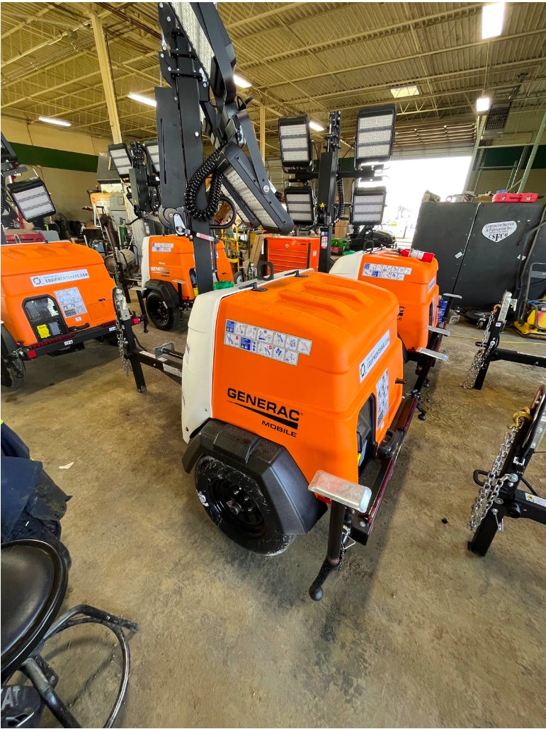 2024 Generac MLT2 Diesel, Flex Switch 120V Input, Powerzone Controller, 
(4) 320W LED Lights, 4kW Generator, 39.9 Gal Fuel Tank, 2" Ball, T3