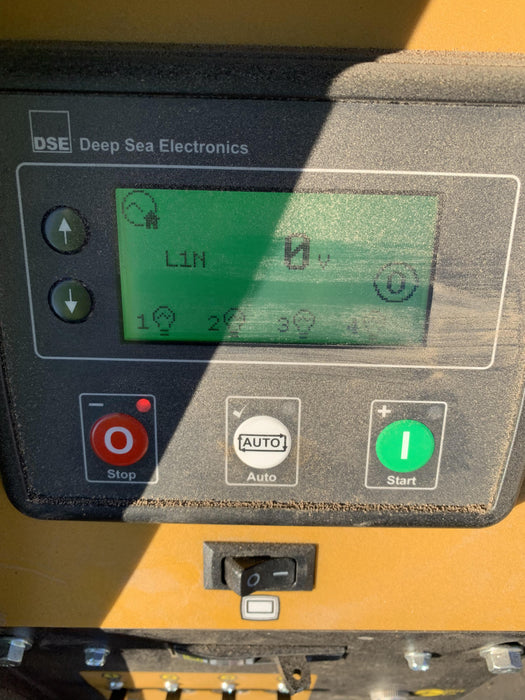 Allmand NLV3GR (4) LED Light Fixture 350W, 23' Vertical Mast, 3kW Prime, Towable, Deep Sea L401, Leveling Jacks, Yanmar T4F 5.8hp