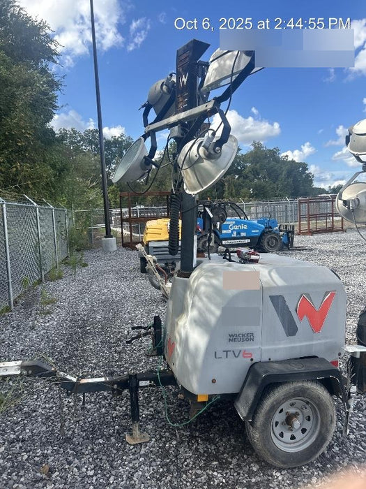 2018 Wacker Neuson LTV6L-MH Wacker Neuson LTV6L Mobile Light Tower w/Fuel Level Sensor Installed
